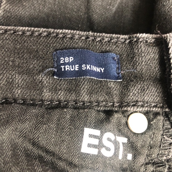 Gap Mid Rise Cropped Skinny Jeans 360 Stretch - Picture 7 of 9